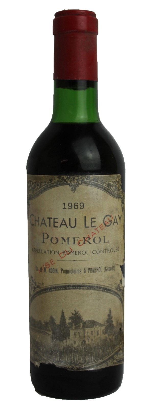 Chateau Le Gay 1969 Pomerol- HALF BOTTLE 37.5cl | Vintage Wine and